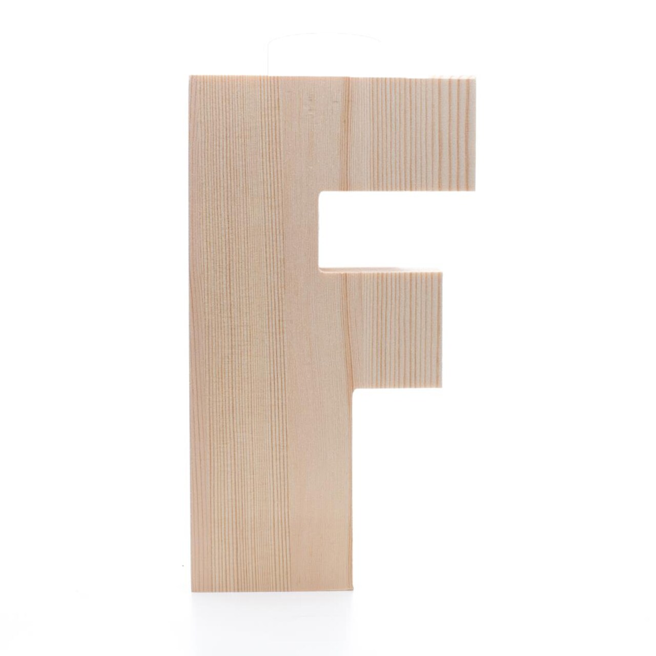 Hampton Art Wood Letter Chunky 8" F, Wooden Letters, Wood Letters, Wooden Letters Wall Decor, Large Wooden Letters, Wooden Letters 8 Inch, Small Wooden Letters for Crafts